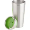 Dual Grip Travel Tumbler - 15 oz - Silver - 24 hr