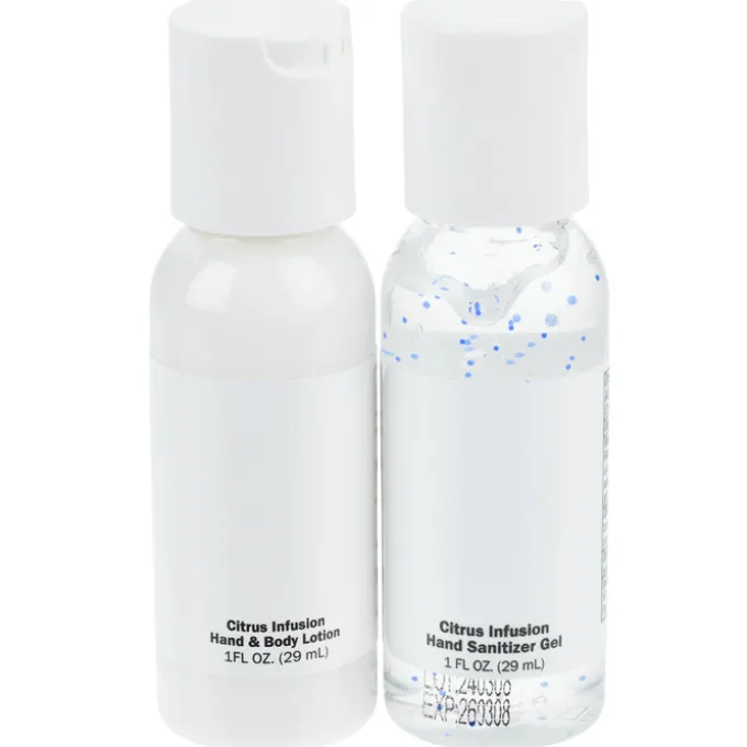 Dual Sanitizer & Lotion Carabiner Kit