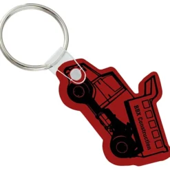 Dump Truck Soft Keychain - Opaque