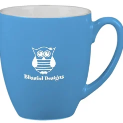 Duo-Tone Bistro Ceramic Mug - 16 oz - 24 hr