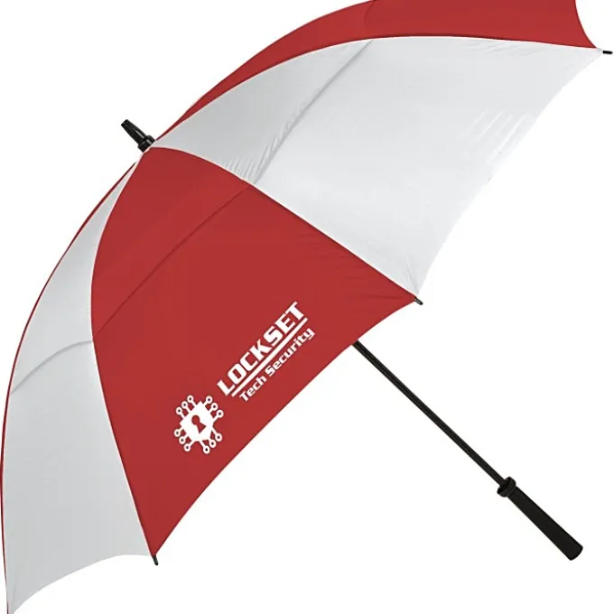 Eagle Vented Golf Umbrella - 62-inch Arc - 24 hr