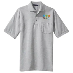 Easy Care Pique Knit Pocket Polo - Men's