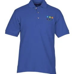 Easy Care Pique Knit Pocket Polo - Men's