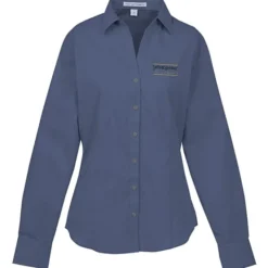 Easy Care Poplin Crosshatch Shirt - Ladies'
