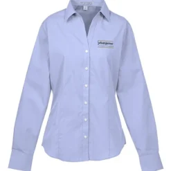 Easy Care Poplin Crosshatch Shirt - Ladies'