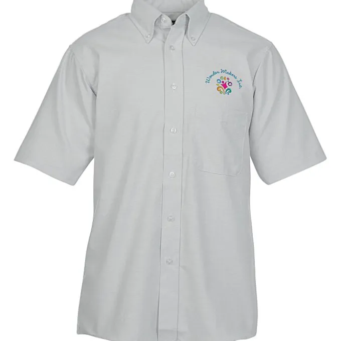 Easy Care Short Sleeve Oxford Shirt - Men's