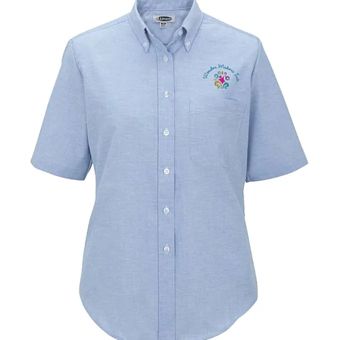 Easy Care Short Sleeve Oxford Shirt - Ladies' - 24 hr