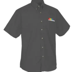 Easy Care Short Sleeve Poplin Shirt - Men's
