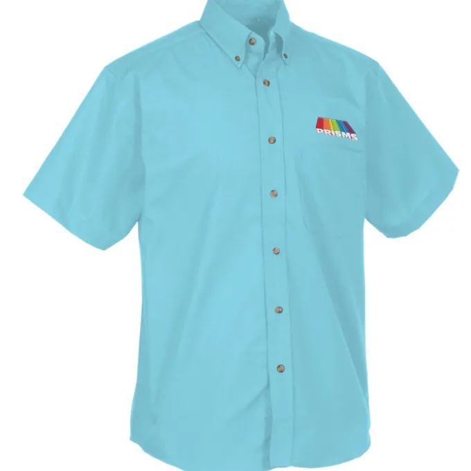 Easy Care Short Sleeve Poplin Shirt - Men's