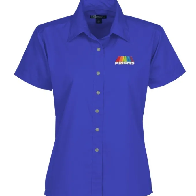 Easy Care Short Sleeve Poplin Shirt - Ladies'