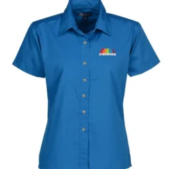 Easy Care Short Sleeve Poplin Shirt - Ladies'