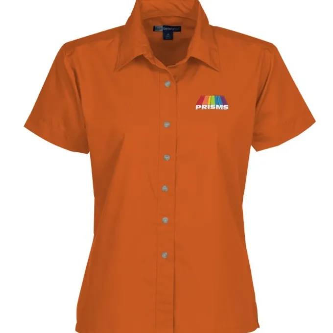 Easy Care Short Sleeve Poplin Shirt - Ladies'