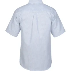 Easy Care Short Sleeve Stripe Oxford Shirt - Men's