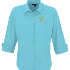 Easy Care 3/4 Sleeve Stretch Poplin Blouse - Ladies'
