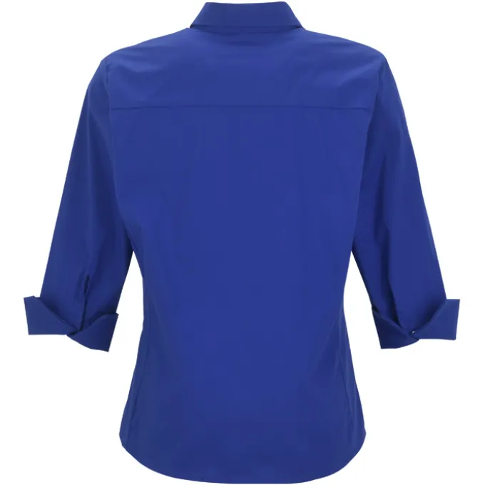 Easy Care 3/4 Sleeve Stretch Poplin Blouse - Ladies'