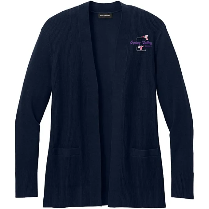 Easy Care Tri-Blend Open Front Cardigan Sweater - Ladies'