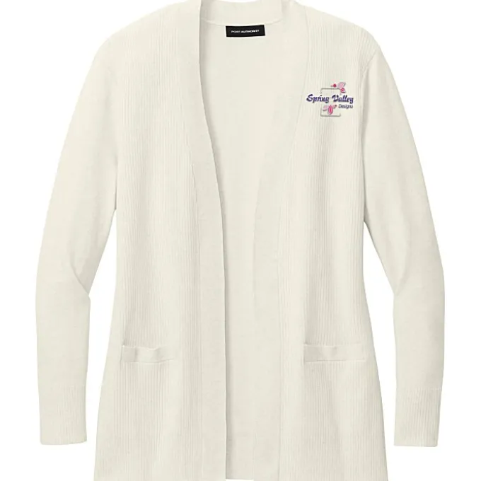 Easy Care Tri-Blend Open Front Cardigan Sweater - Ladies'