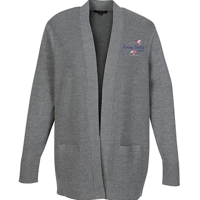 Easy Care Tri-Blend Open Front Cardigan Sweater - Ladies'