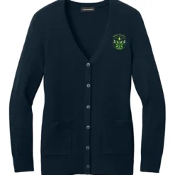 Easy Care Tri-Blend V-Neck Cardigan Sweater - Ladies'