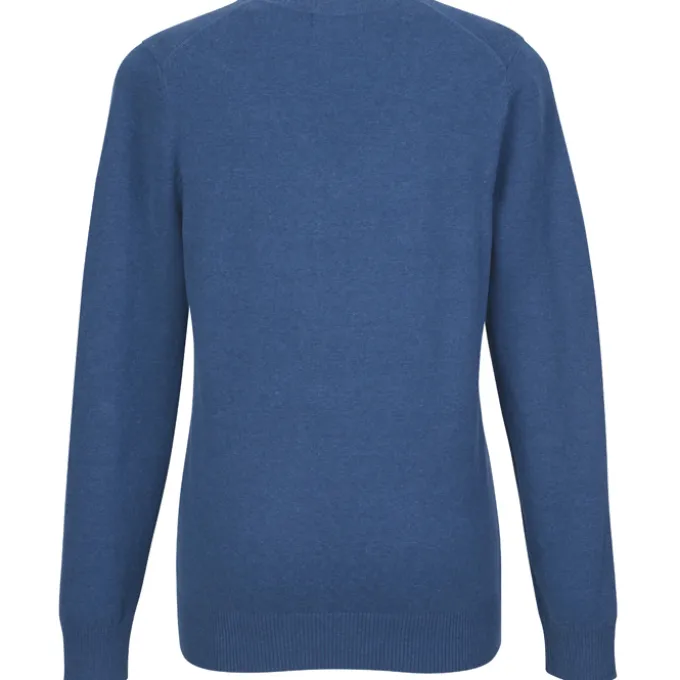 Easy Care Tri-Blend V-Neck Sweater - Ladies'