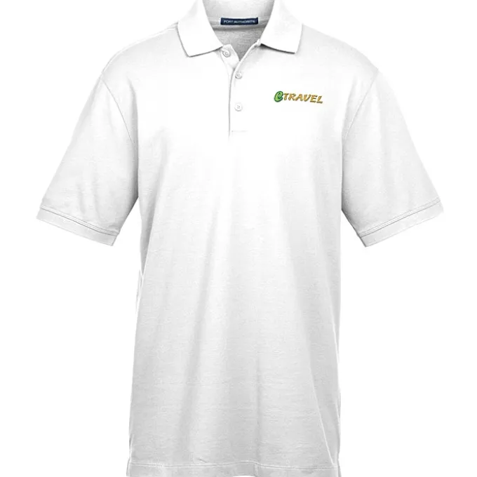 Easy Care Wrinkle Resist Cotton Pique Polo - Men's