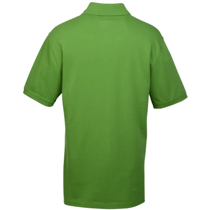 Easy Care Wrinkle Resist Cotton Pique Polo - Men's