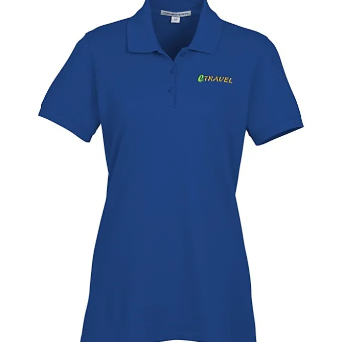 Easy Care Wrinkle Resist Cotton Pique Polo - Ladies'