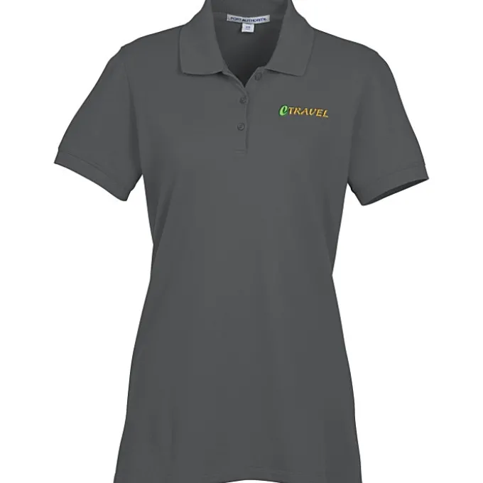 Easy Care Wrinkle Resist Cotton Pique Polo - Ladies'
