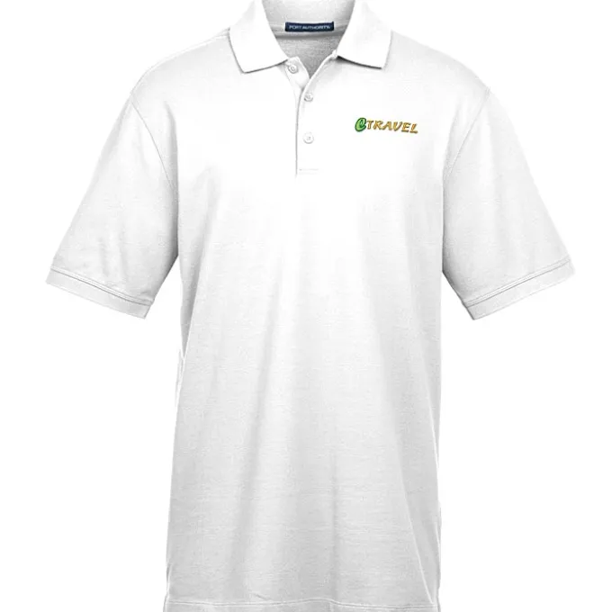 Easy Care Wrinkle Resist Cotton Pique Polo - Men's - 24 hr