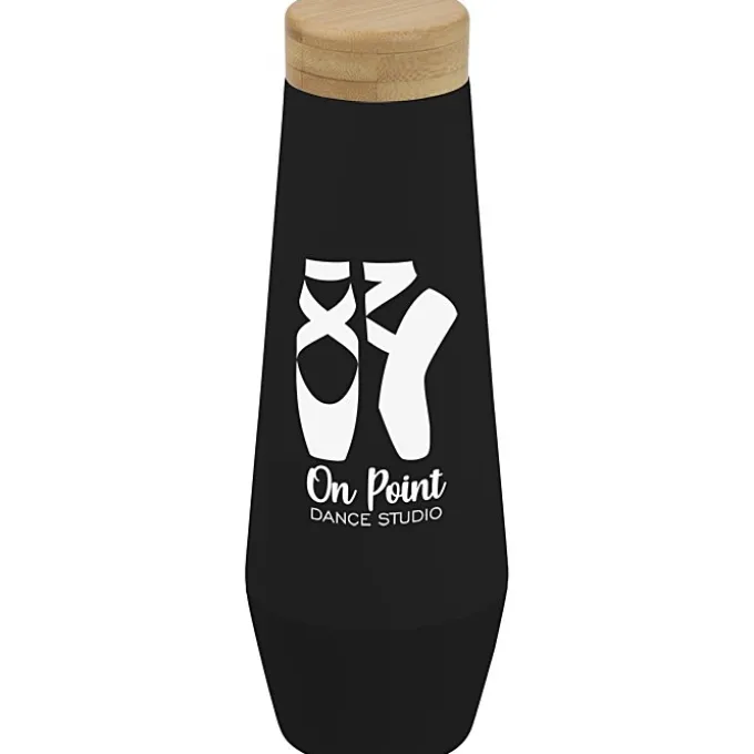 Echo Vacuum Bottle with Bamboo Lid - 17 oz.