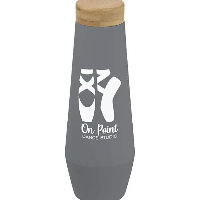 Echo Vacuum Bottle with Bamboo Lid - 17 oz.