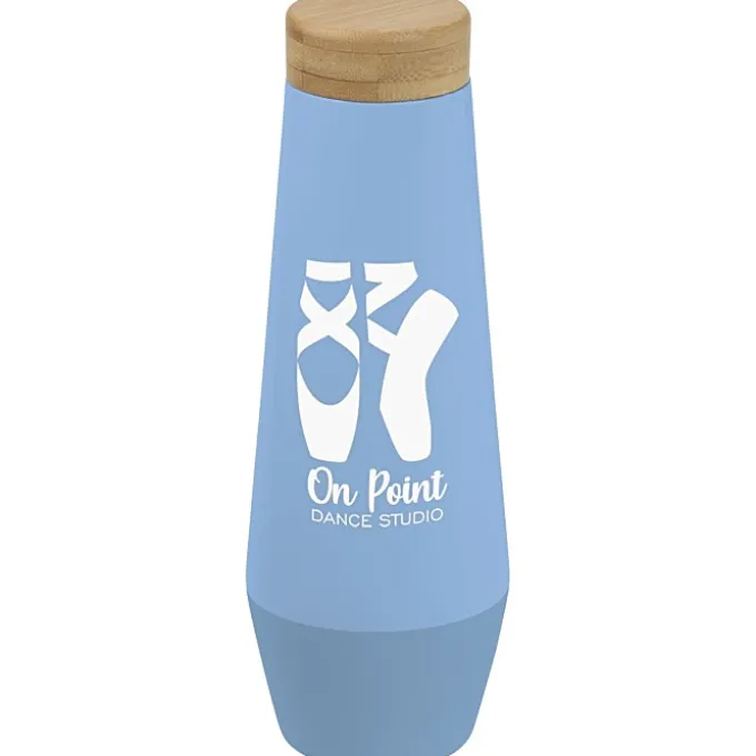 Echo Vacuum Bottle with Bamboo Lid - 17 oz.