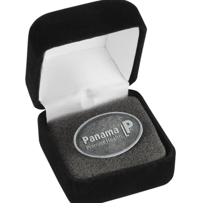 Econo Lapel Pin - Oval - Gift Box