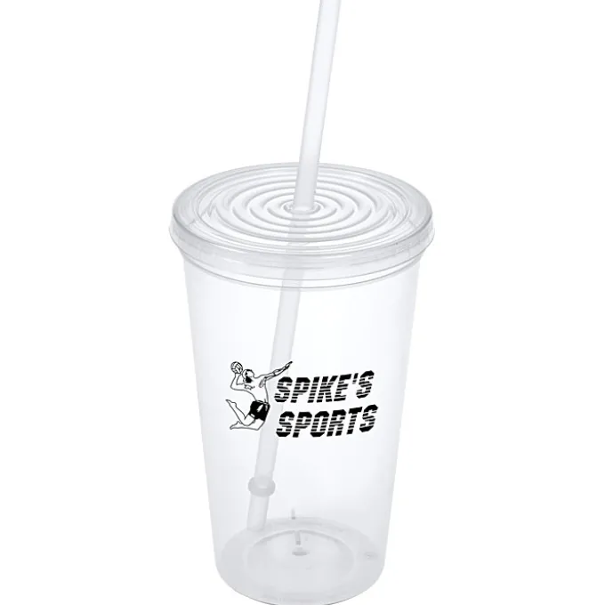 Economy Tumbler with Straw - 20 oz.