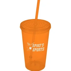 Economy Tumbler with Straw - 20 oz.
