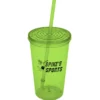 Economy Tumbler with Straw - 20 oz. - 24 hr