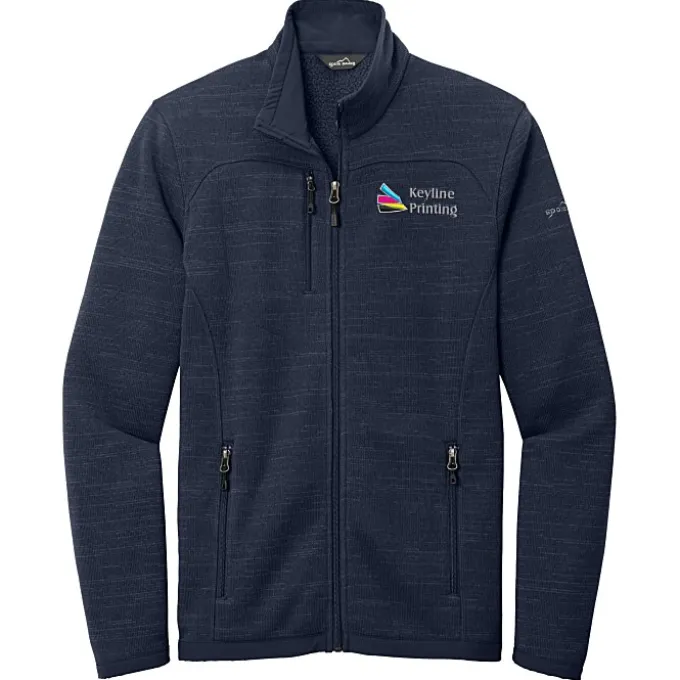 Eddie Bauer Heathered Sweater Fleece Jacket - Men's
