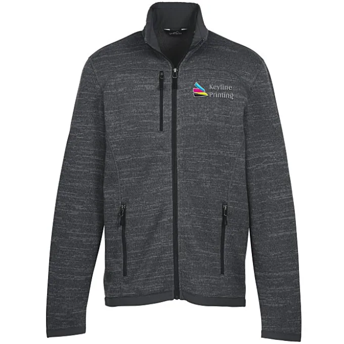 Eddie Bauer Heathered Sweater Fleece Jacket - Men's