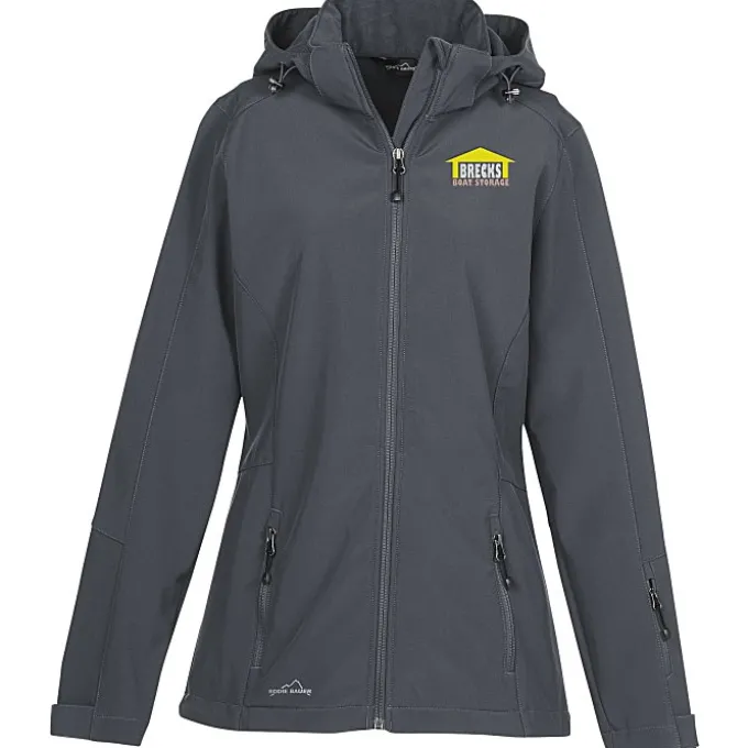 Eddie Bauer Hooded Soft Shell Coat - Ladies' - 24 hr