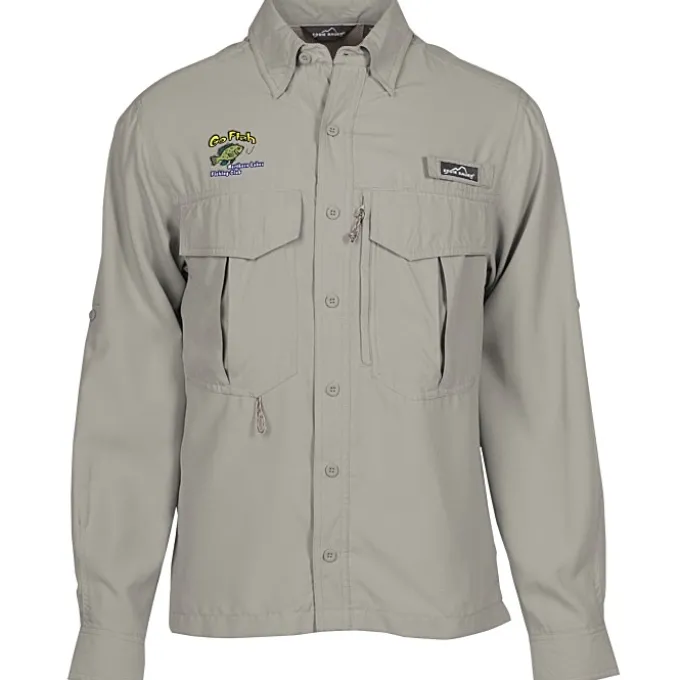 Eddie Bauer LS Moisture Wicking Fishing Shirt