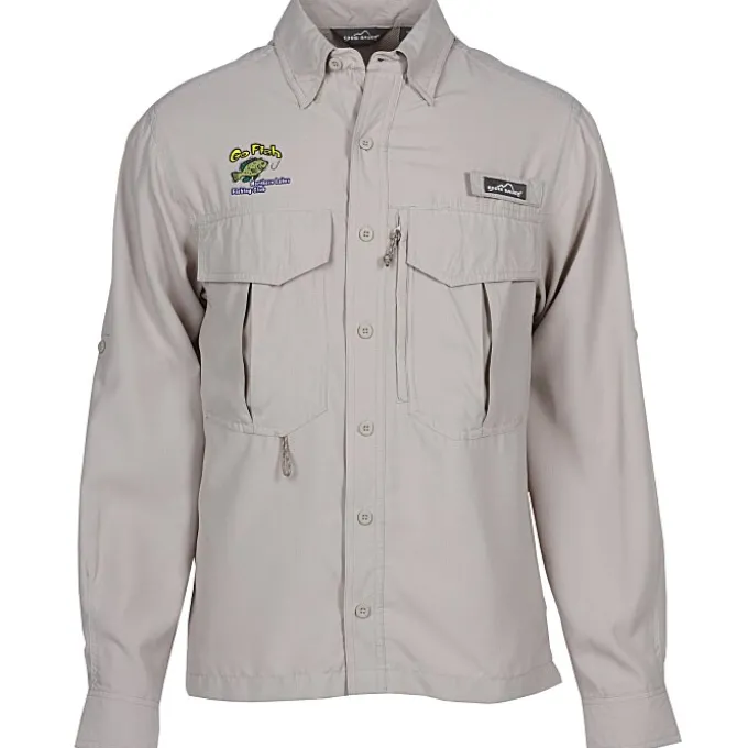 Eddie Bauer LS Moisture Wicking Fishing Shirt