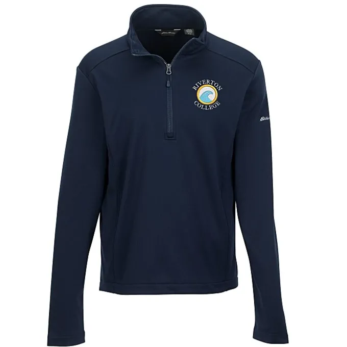 Eddie Bauer Smooth Mid Layer Fleece 1/2-Zip Jacket - Men's