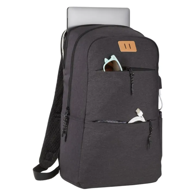 Edison 15-inch Laptop Backpack - Embroidered