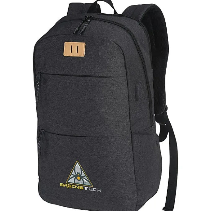 Edison 15-inch Laptop Backpack - Embroidered
