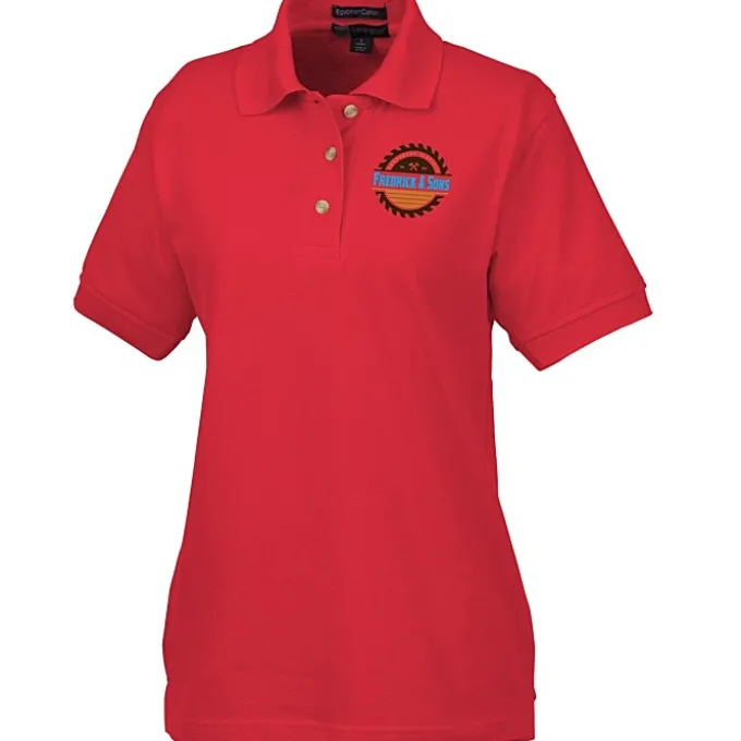 Egyptian Cotton Pique Polo - Ladies' - Full Color