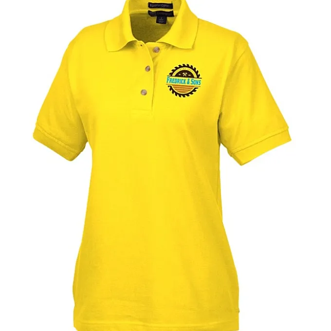 Egyptian Cotton Pique Polo - Ladies' - Full Color