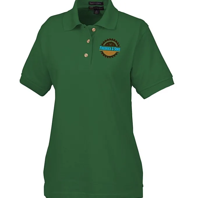 Egyptian Cotton Pique Polo - Ladies' - Full Color
