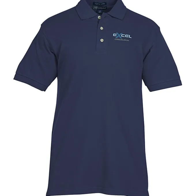 Egyptian Cotton Pique Polo - Men's