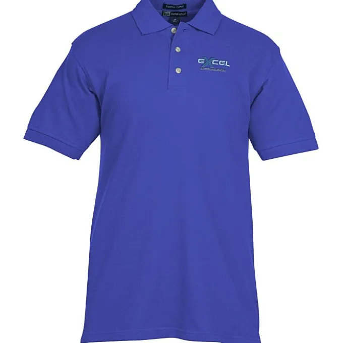 Egyptian Cotton Pique Polo - Men's