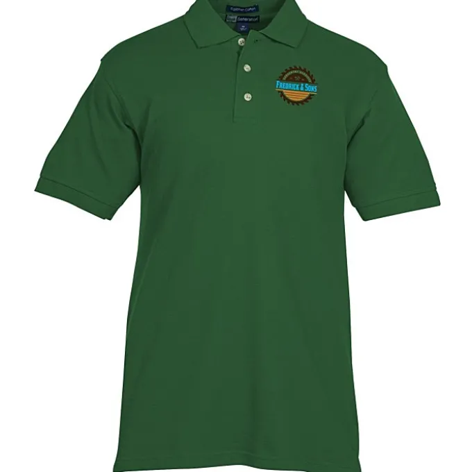 Egyptian Cotton Pique Polo - Men's - Full Color